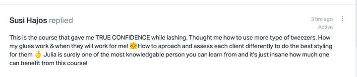 An example of a Hand-Made Russian Volume Eyelash Online Course | Lash Tribe for a job.