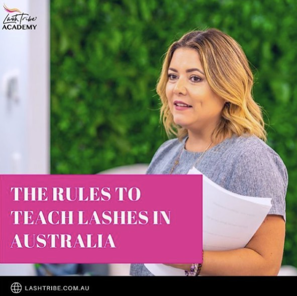 The Rules to Teach Lashes in Australia