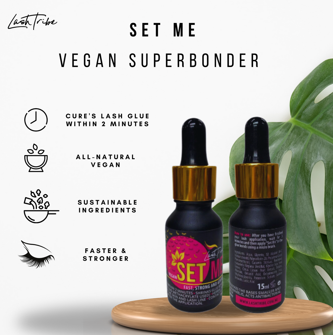 The Superbonder for Eyelash Extensions | SET ME by Lash Tribe is perfect for eyelash extensions.