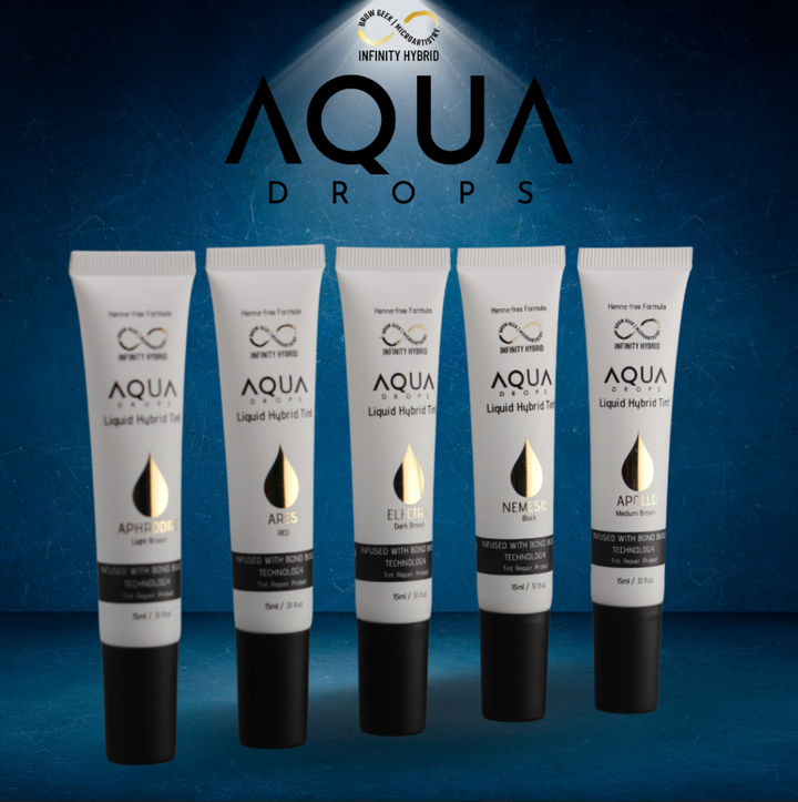 aqua drops liquid hybrid tint Infinity brows