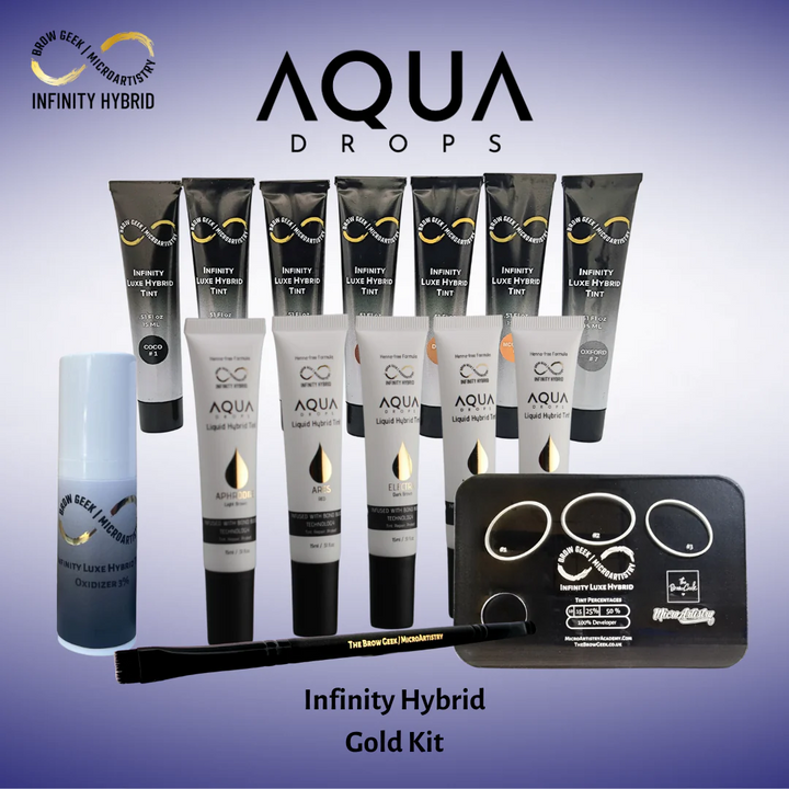 Lash Tribe Infinity Aqua Drops Hybrid Brow Tint Kit.