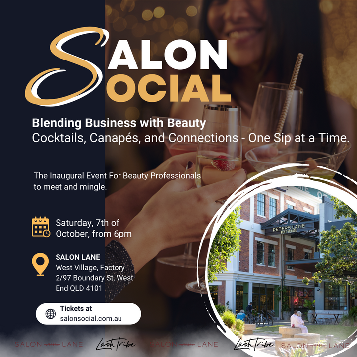 Lash Tribe Salon Social Event - blending with beauty.