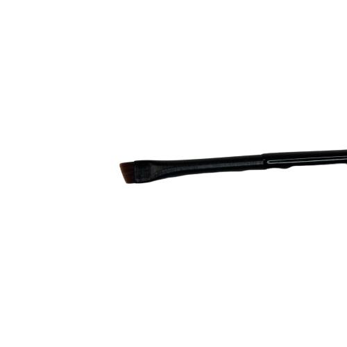 a black Thin angled liner brush by Lash Tribe on a white background.