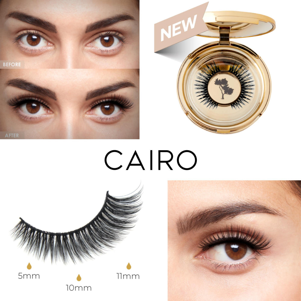 a pair of Faux Mink Lashes with the brand Strong Bond Magic Liner from Lash Tribe.