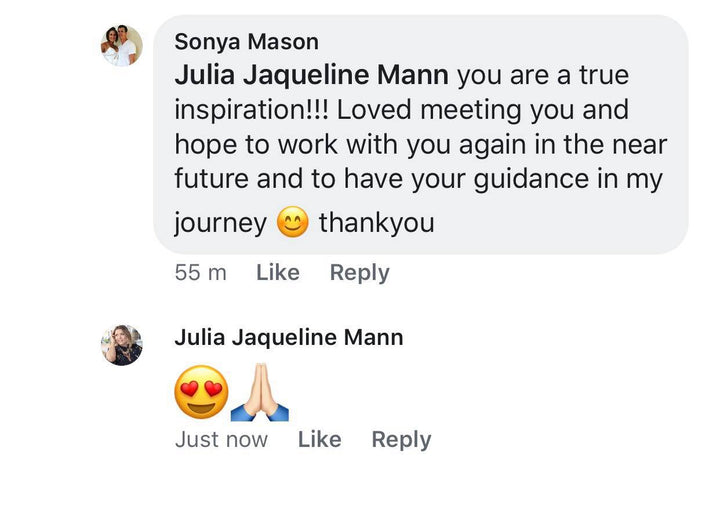 Julia Jacqueline mom is a true inspiration with love for meeting and working with Lash Tribe's Fan Perfection - Pump up the Volume | Online Course.