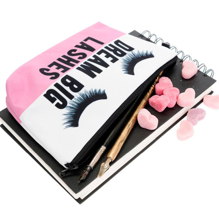 Dream Big Lashes Cosmetic Bag-Dream Big Lashes Cosmetic Bag-Lash Tribe