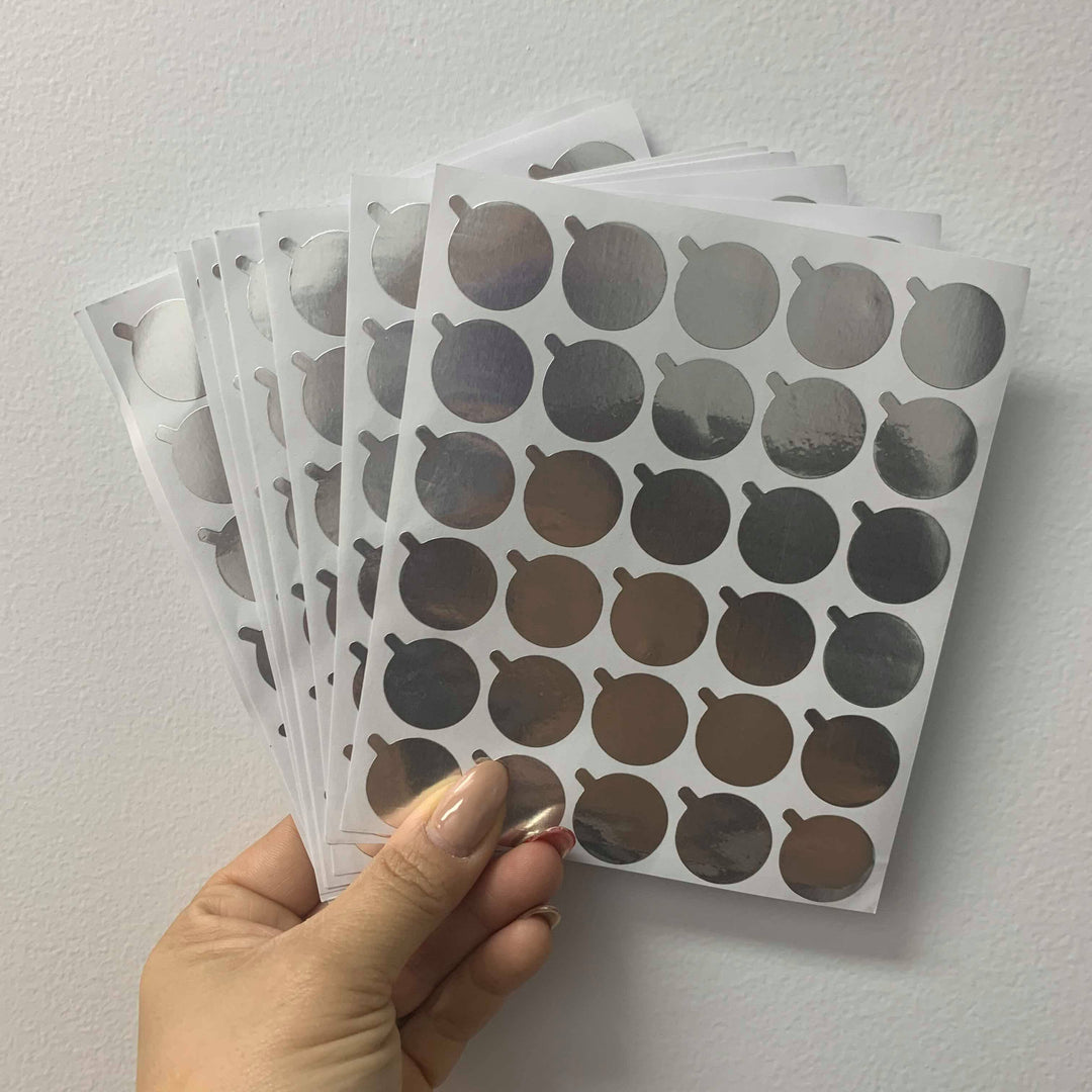 Aluminum Foil Glue Stickers-glue stickers-Lash Tribe