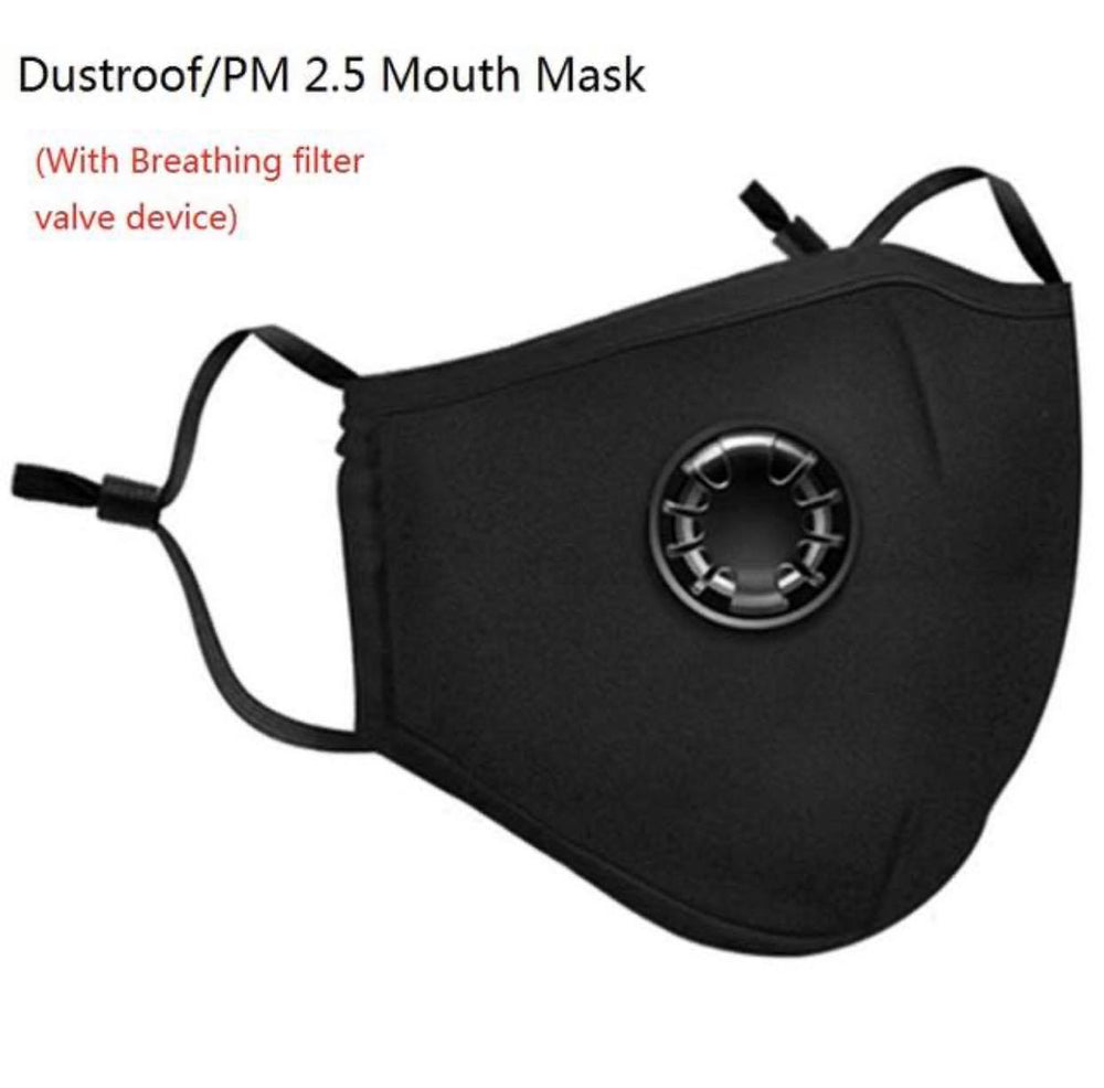 Lash Tribe Reusable Carbon Filter Mask & Carbon Filters with breathing filter.