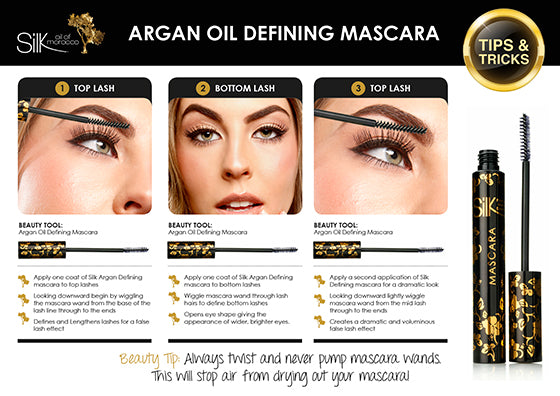 Silk Oil of Morocco Argan Oil Defining Mascara.