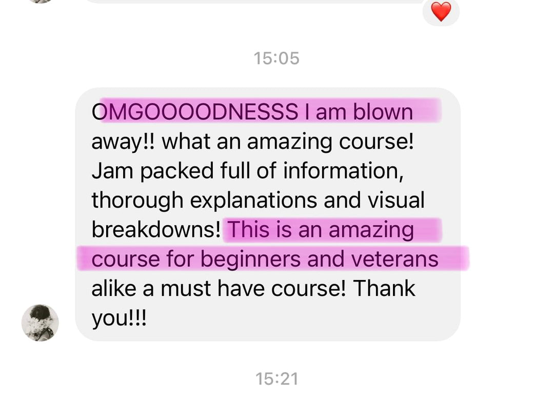 A text message between a Lash Tribe man and woman discussing Retention Secrets.