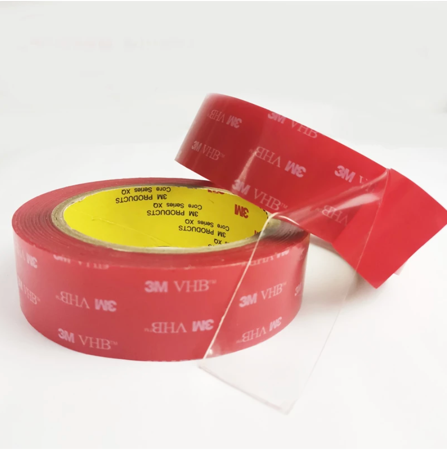 3M Scotch Double Sided Tape Roll in red and white.
