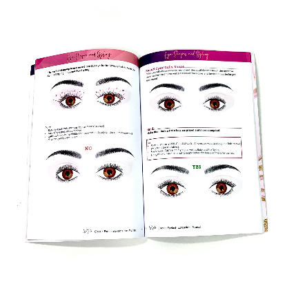 The Eye Shapes and Styling | Lash Manual | (Hardcopy) PLUS Training Video by Lash Tribe is a comprehensive book for mastering the art of drawing eyelashes. With a focus on various eye shapes, this instructional guide provides step-by-step techniques and insider tips.