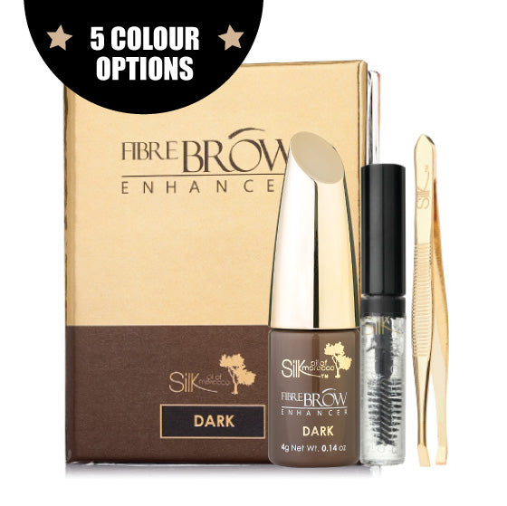 Five Fibre Brow Enhancer Kit - dark by Lash Tribe.
