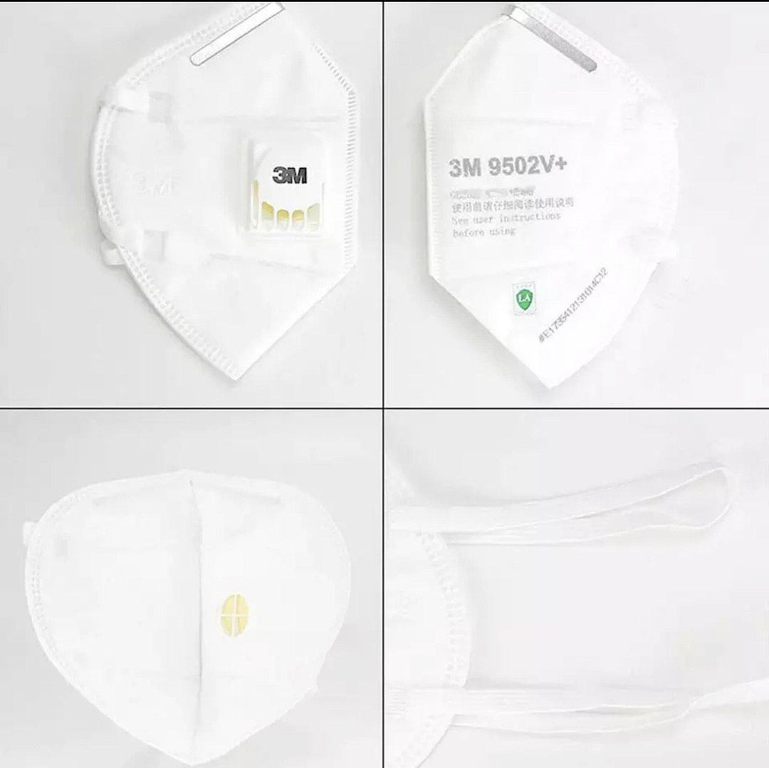 Lash Tribe 3M KN95 Medical Grade Mask with Valve in different sizes.