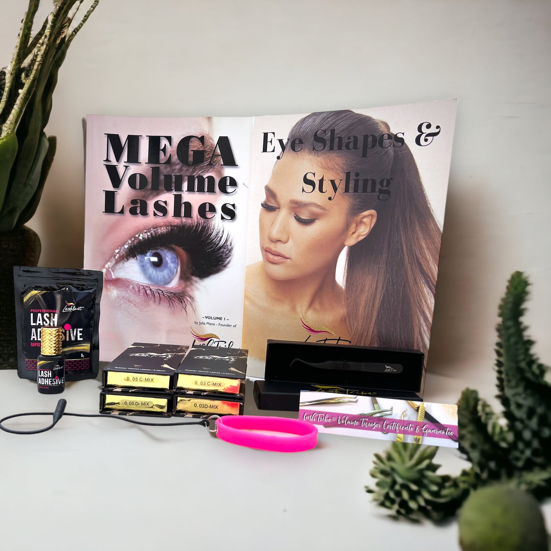 Lash Tribe's MEGA Volume Lashes Starter Kit is the perfect volume styling kit.