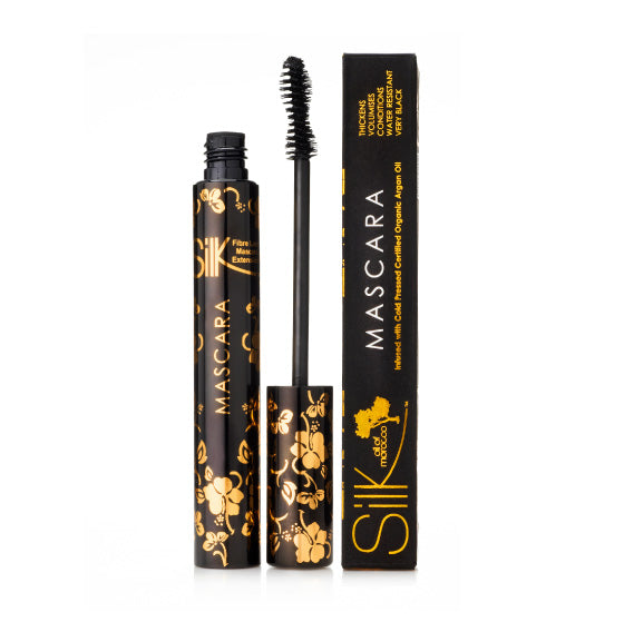 Argan Oil Defining Mascara in black and gold, Silk Oil of Morocco.